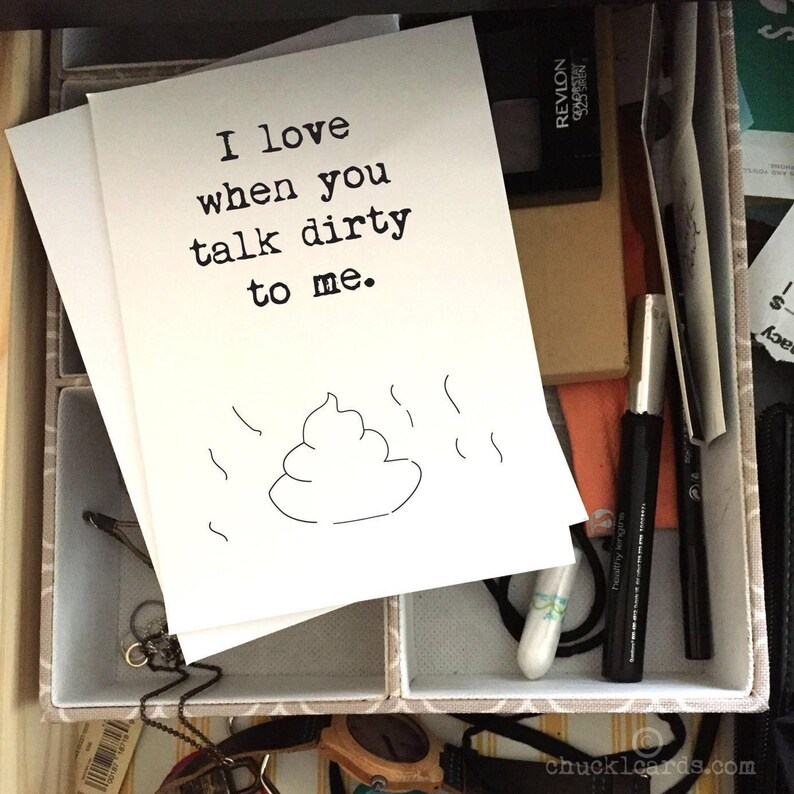 Love Card Dirty Talk Card Card for Her Card for Him Funny Etsy UK