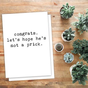 Tarjeta divertida para bebé, No soy un imbécil, Tarjeta sarcástica para bebé, Tarjetas divertidas para baby shower, Tarjeta para nuevos padres, Tarjeta divertida para nuevos padres, Tarjeta para bebé millennial