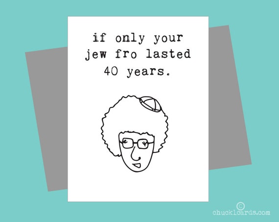 Full of Chutzpah - You Have Been Warned - Funny Jewish | Greeting Card