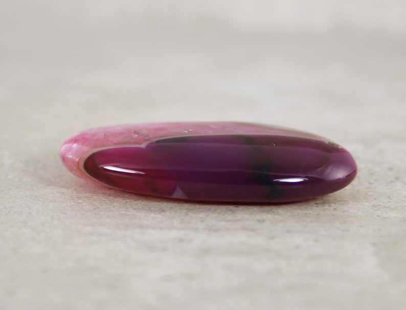 Large Front Drilled Pendant Stone Bead Agate Cabochon Bead DIY Jewelry Stone Pendant