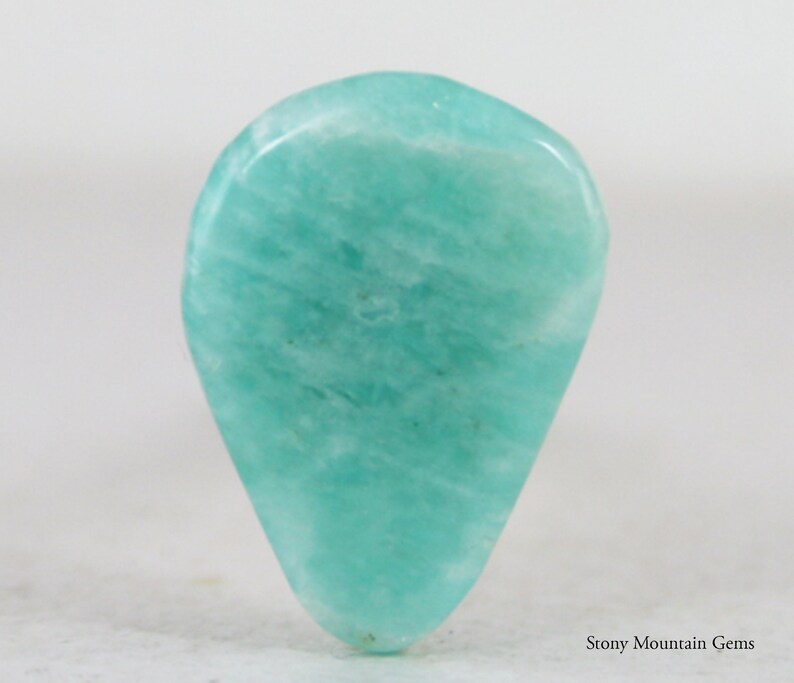 Small Natural Peruvian Amazonite Cabochon Genuine Blue Green Amazonite Amazonite Cabochon Shiller Effect Amazonite Stone
