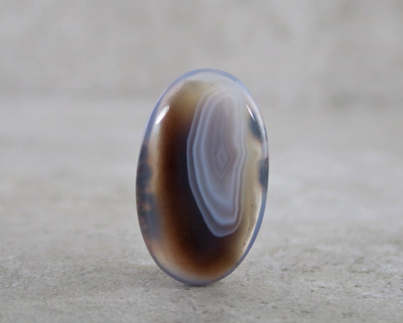 Small Loose Stone Cabochon Botswana Agate Cabochon Affordable DIY Jewelry Stone