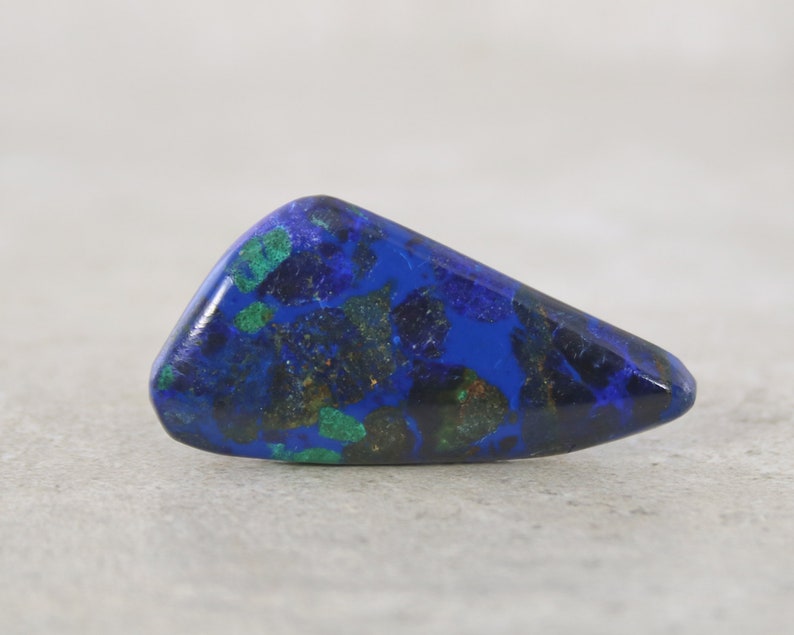 Jewelry Designer Focal Stone Loose Blue Green Composite Stone Cabochon Azurite Malachite Cabochon
