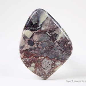 Porcelain Jasper Cabochon, SciFi Jasper Cab, Exotica Jasper Designer Cabochon, Brecciated Jasper