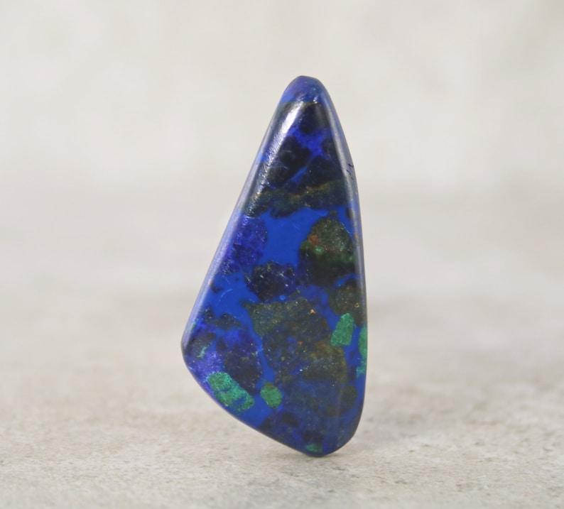 Jewelry Designer Focal Stone Loose Blue Green Composite Stone Cabochon Azurite Malachite Cabochon