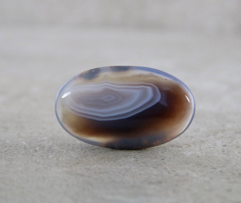 Small Loose Stone Cabochon Botswana Agate Cabochon Affordable DIY Jewelry Stone