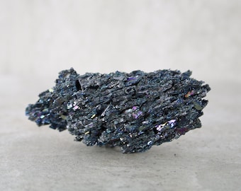 Silicon Carbide, Rainbow Carborundum, Large Rainbow Crystal Cluster, Flashy Man Made Specimen, Iridescent Collector Stone, Chakra Stone