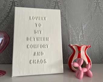 Ceilings lyric textured art | Lizzy McAlpine gift