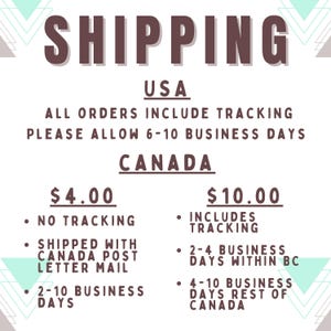 Shipping USA Canada
