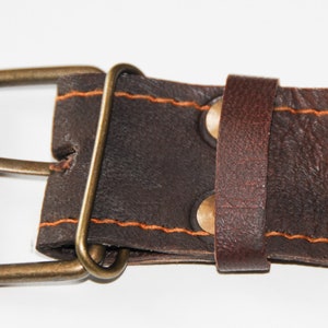 Heathbold Incanto handmade leather satchel bag. Free engraving. Brown messenger. 13.3 laptop immagine 7