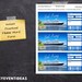 Printable Cruise Ticket | Editable Holiday Cruise Tickets | Fake ...