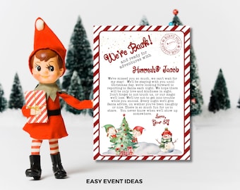 Editable Elf Arrival Letter, Christmas Printable (Digital Download)
