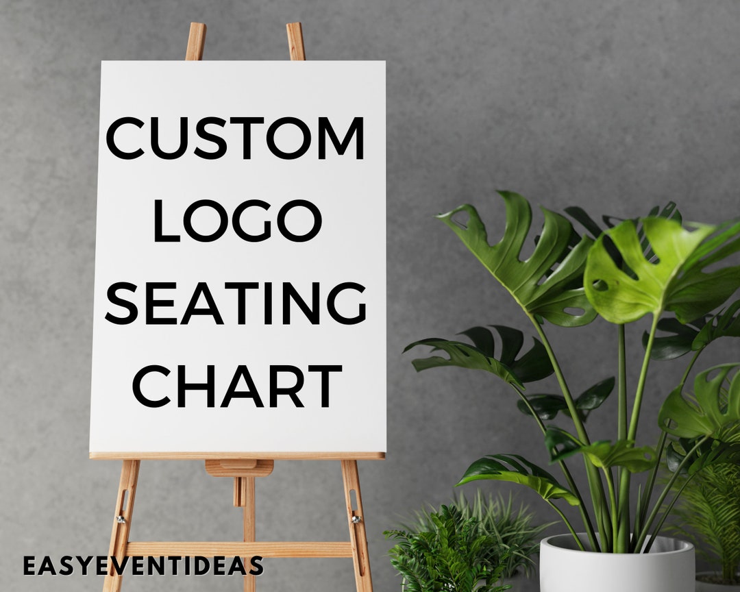 Custom Logo Mitzvah Seating Chart Mitzvah Seating Chart Bat Mitzvah