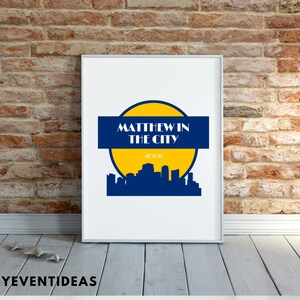 City theme Mitzvah Logo's | Bat Mitzvah Logo | Bar Mitzvah Logo