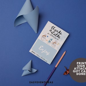 Merci à un détenteur de carte-cadeau Latke Hanukkah, Carte-cadeau de remerciement de l’enseignant, Carte-cadeau Hanoucca imprimable, Hanoukka Téléchargement numérique PDF