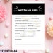 Mitzvah Mad Libs | Mitzvah Libs | Bat Mitzvah Libs | Bar Mitzvah Libs ...