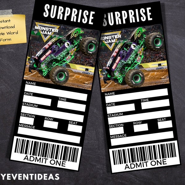 Monster Jam - Etsy
