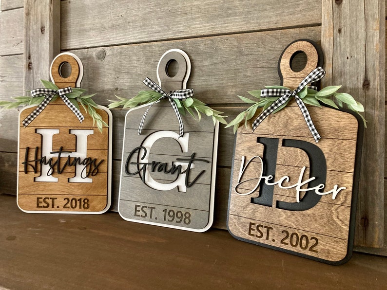 Personalized Cutting Boards Family Name Cutting Board Wedding Gift Cutting Board Custom Christmas Gift Family Name Gift for Mom Bild 6