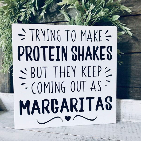 Trying to Make Protein Shakes but They Keep Coming Out as Margarita Etsy