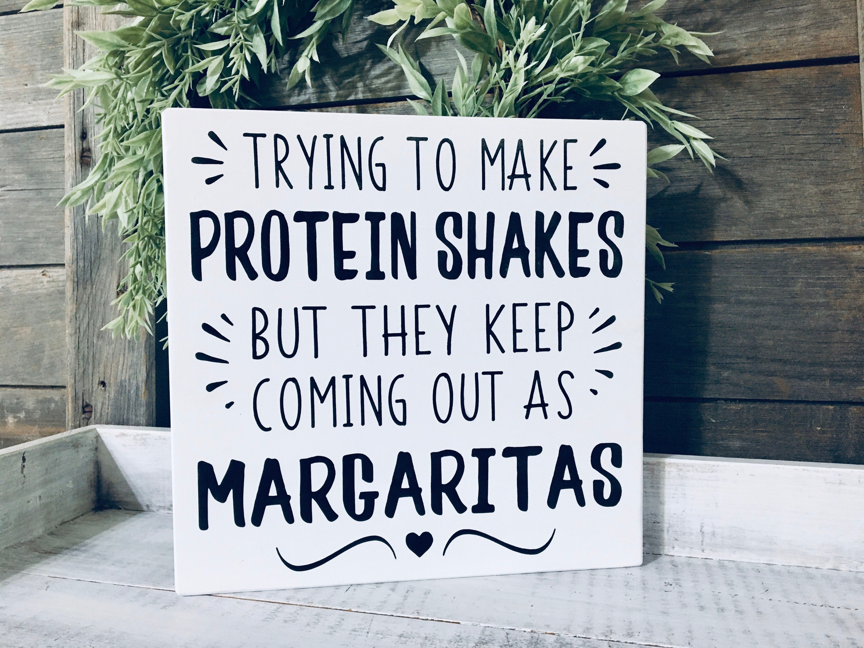 Keep Calm Shakes Have Protein - Funny Protein Shake Vegan Meme