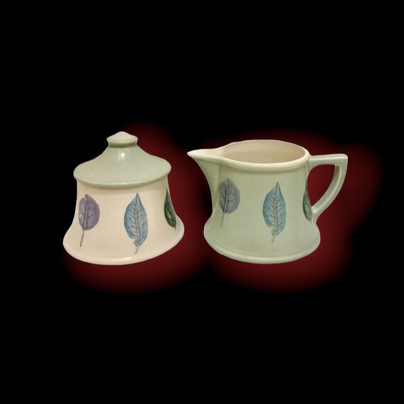 Portmeirion Sugar and Creamer the Seasons Collection Mid Etsy