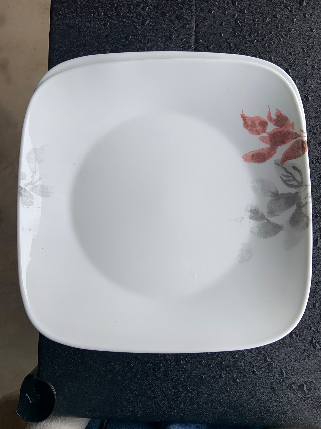 Corelle Kyoto Leaves 101/4 Inch Dinner Plates Set of Four Etsy