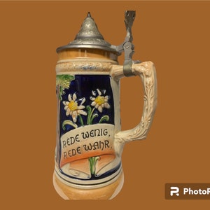 German beer stein
