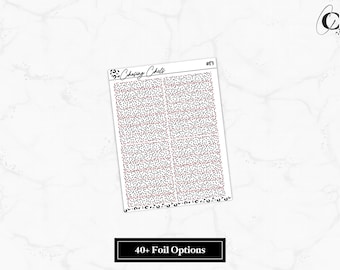 Overstock Sale - Foil Overlays Confetti Header Overlays Foiled Planner Stickers Quote Overlays Foil Quotes Foiled Planner Stickers Clearance