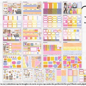 Hobonichi Cousin Sticker Kit A5 Planner Stickers Teacher Planner ...