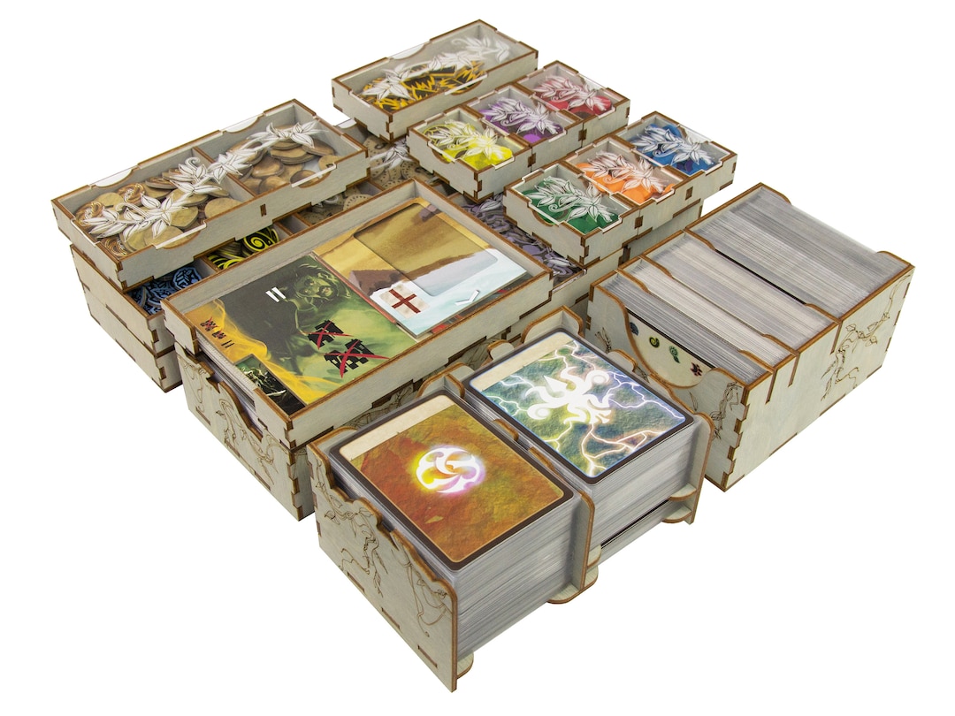 Spirit Island Board Game Organizer Made of Wood / Spirit Island Storage Box  for All Expansions / Tabletop Game Storage Inserts / Gamers Gift -   Canada