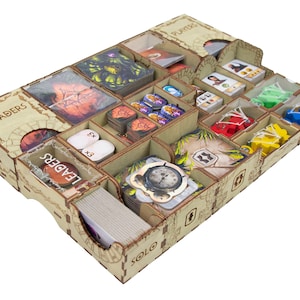 Lost Ruins of Arnak Organizer Made of Wood / Smonex Wooden Storage Box for Lost Ruins of Arnak Board Game and its Expansions / Gamer Gift