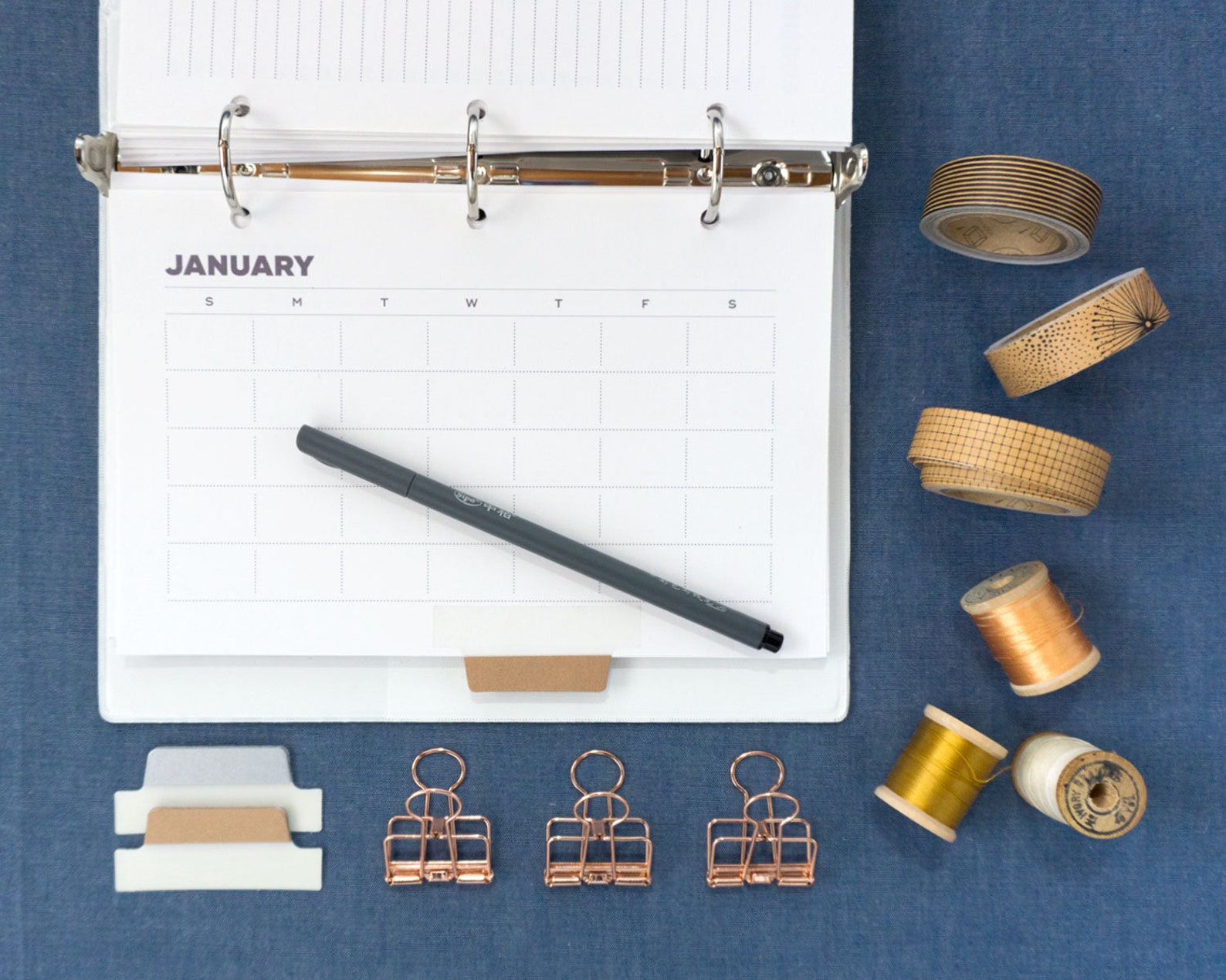 Printable Sewing Planner PDF Download Design 001 - Etsy