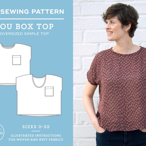 The Esme Top PDF Sewing Pattern - Etsy