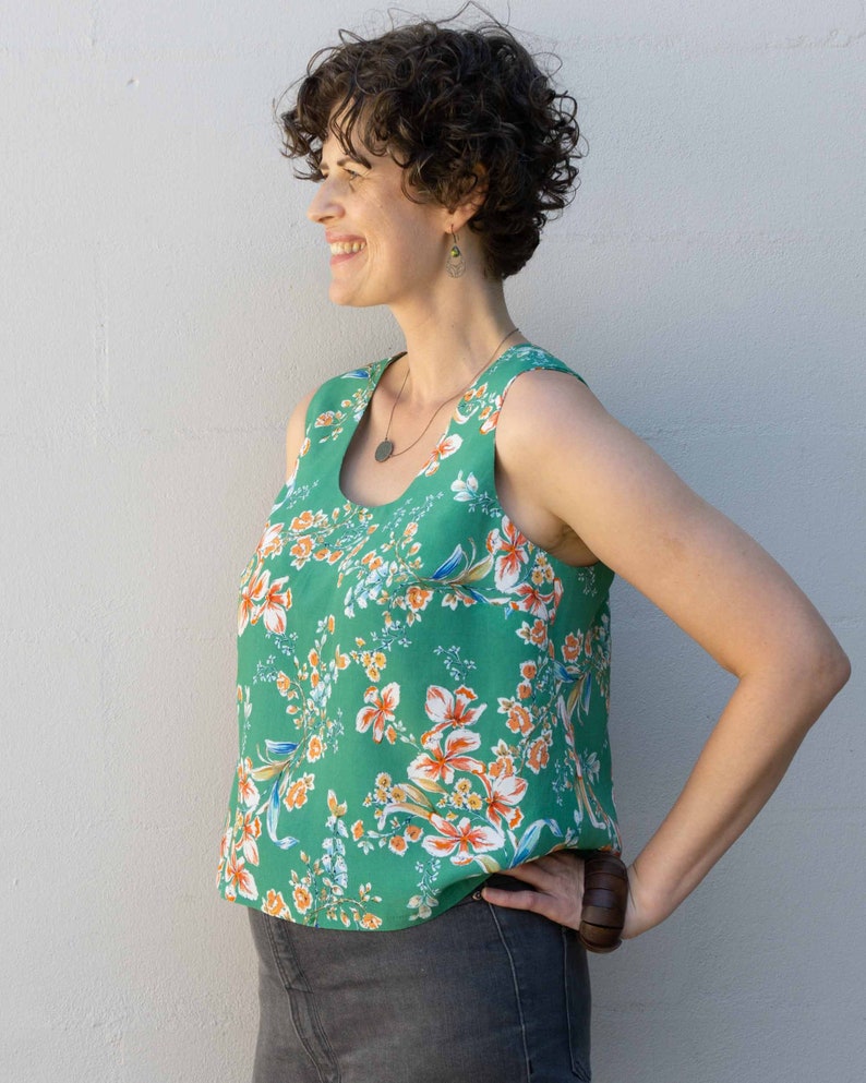PDF Woven Tank Top Sewing Pattern US Sizes 032 Cup Sizes Etsy