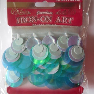 Beaded Fringe Iron On Trim