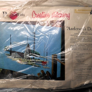 Paragon Needlecraft Crewel Stitchery Kit Anderson&#39;s Dock 0212