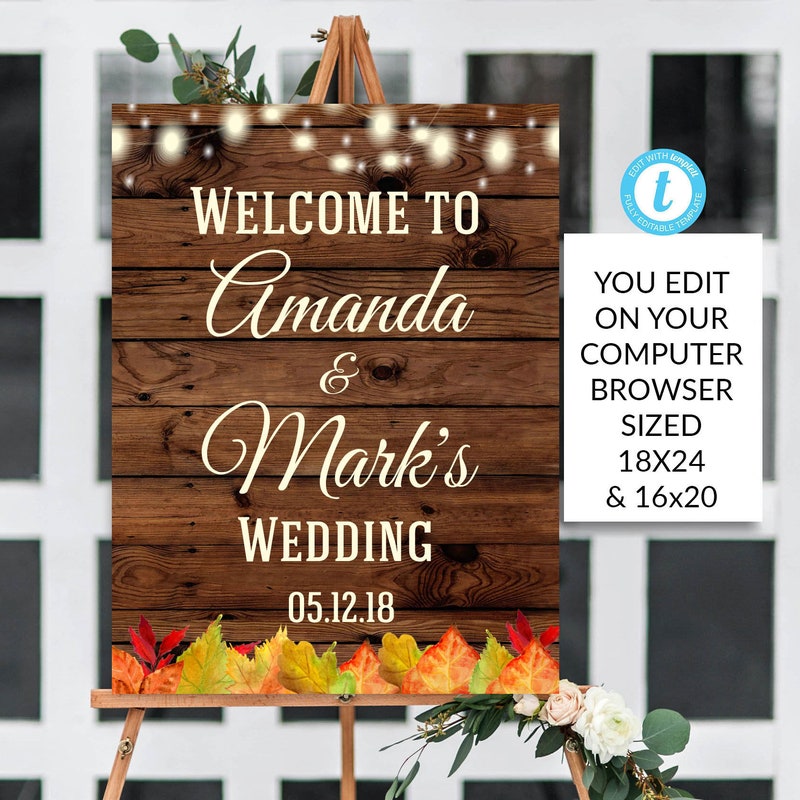 Rustic Welcome Sign - Etsy