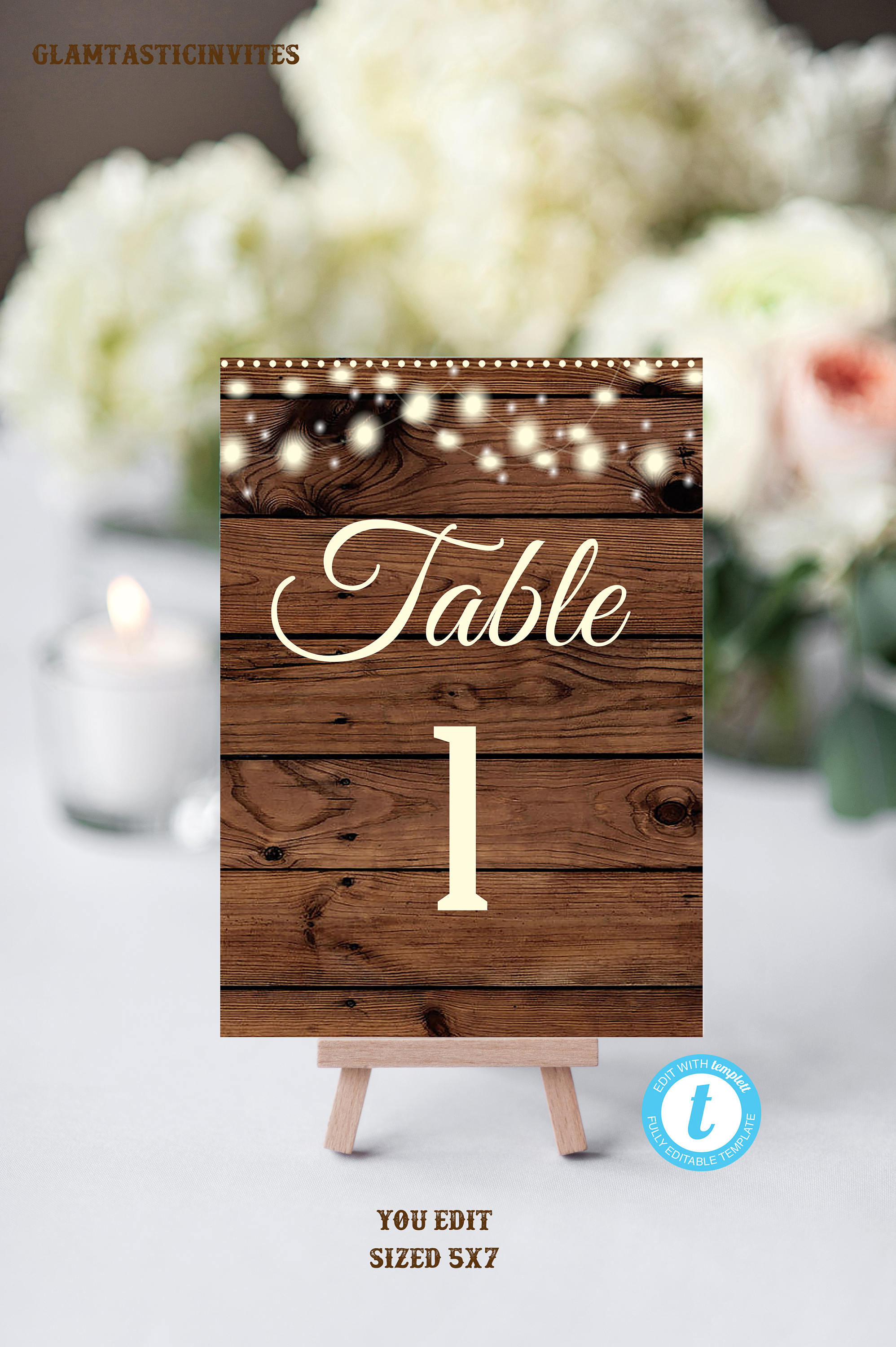 Rustic Table Numbers Printable Table Numbers Wedding Table Etsy