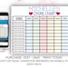 Editable Girl Chore Chart Schedule Printable Template You Edit Yourself ...