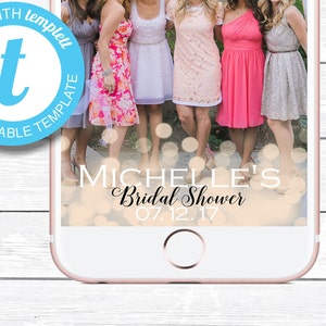 Bridal Shower Geofilter, Bridal Shower Snapchat, Custom Geofilter, Custom Snapchat, Bridal Shower, Wedding Snapchat, Bridal Shower Filter