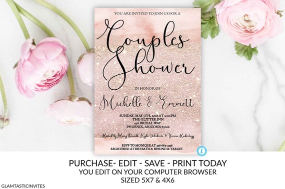 Electronic Bridal Shower Invitation Templates 6