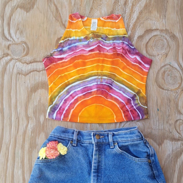 nike tie dye crop top