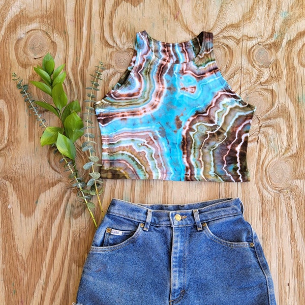 nike tie dye crop top