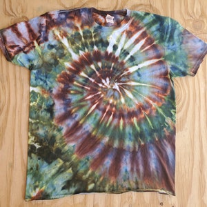 Green Forest Tie Dye Shirt Short Sleeve Adult or Women's - Etsy