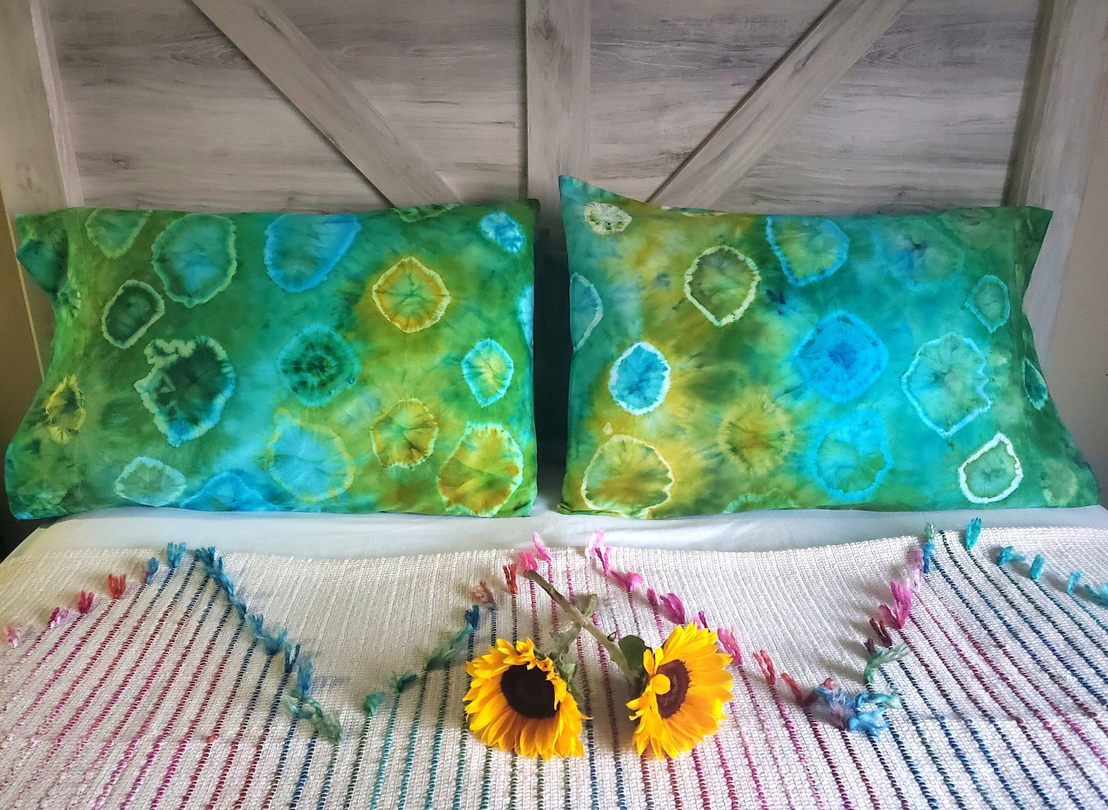 Mossy Blue Geode Tie Dye Pillow Cases Tie Dye Pillow Cases Etsy