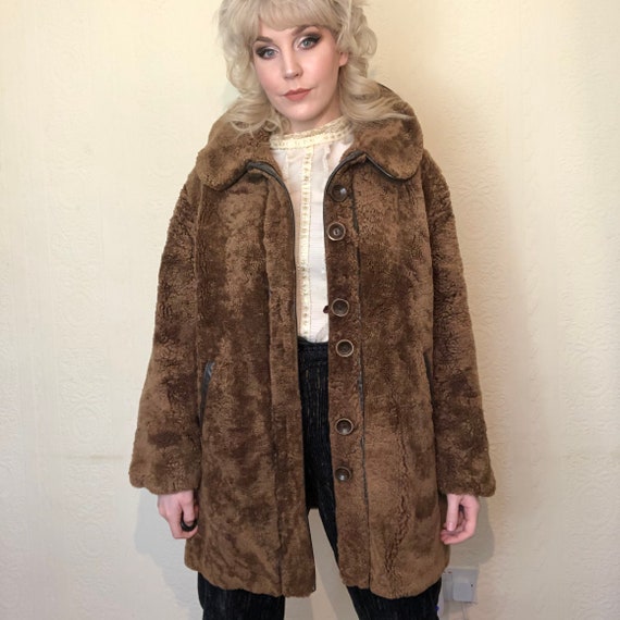 Vintage sheepskin coat