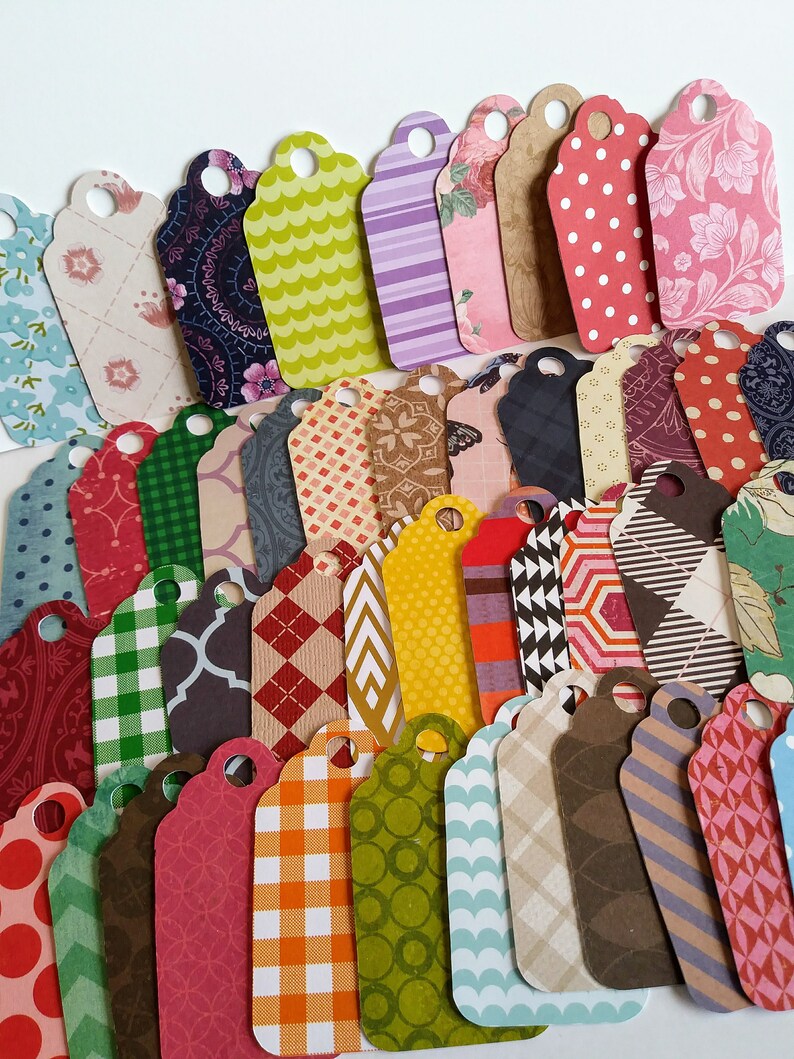 Variety Gift Tags Bulk Gift Tags Scrapbooking Tags Price Etsy