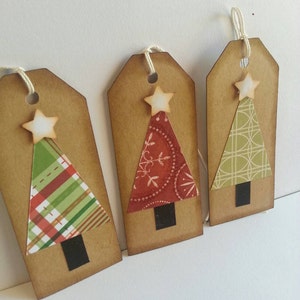 Christmas tree tags, Christmas tags, Holiday tags, Gift tags, Rustic Christmas tags image 7