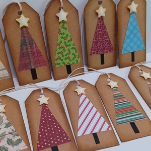 Christmas tree tags, Christmas tags, Holiday tags, Gift tags, Rustic Christmas tags image 9