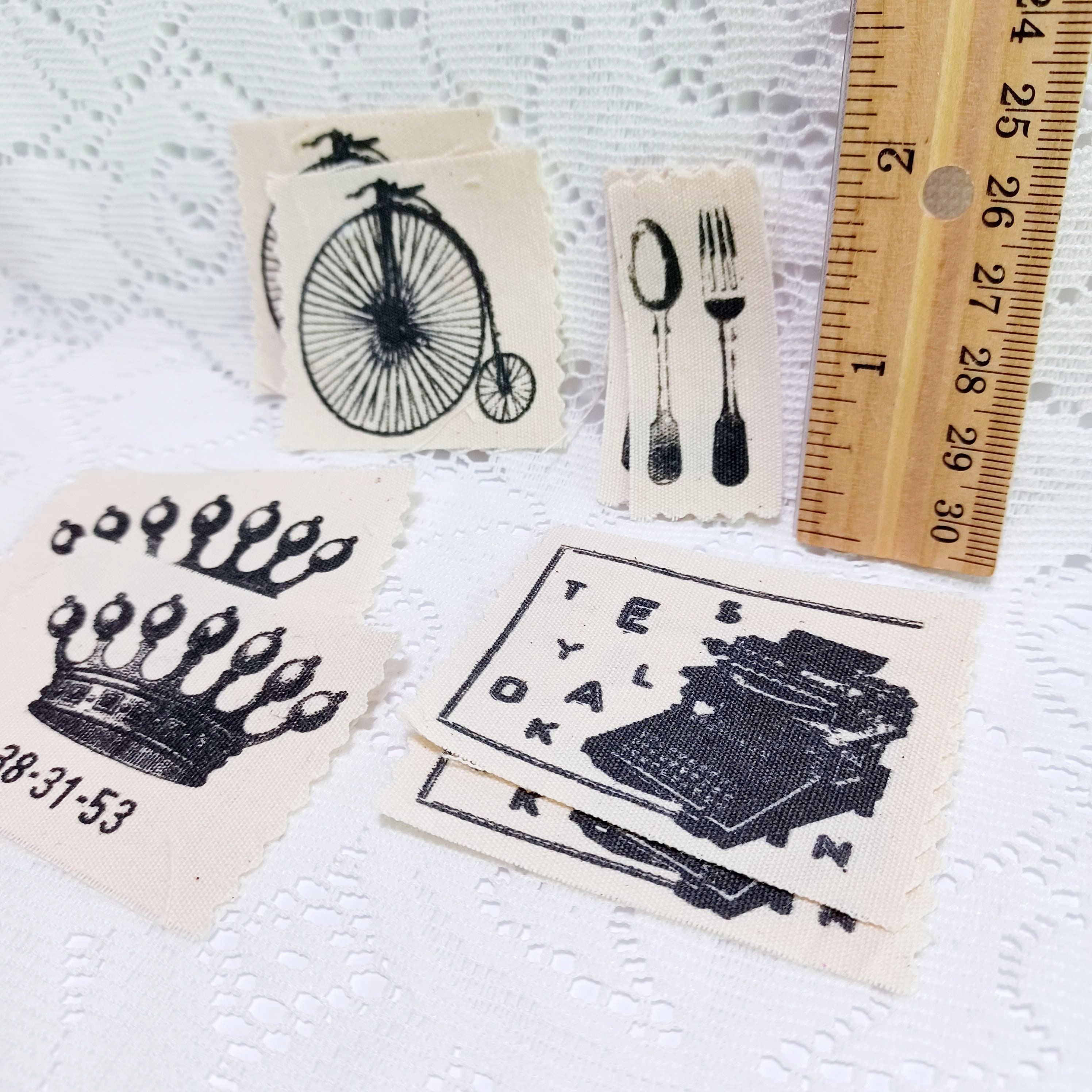 Canvas Labels, Junk Journal Labels, Scrapbooking Canvas Labels